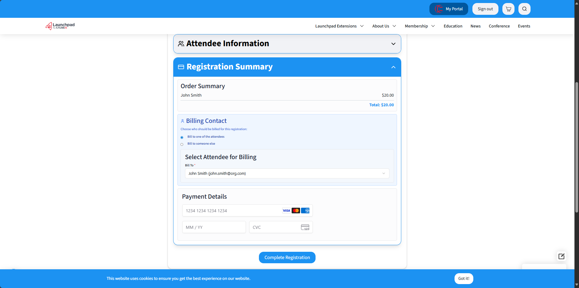 Causeis Launchpad screenshot