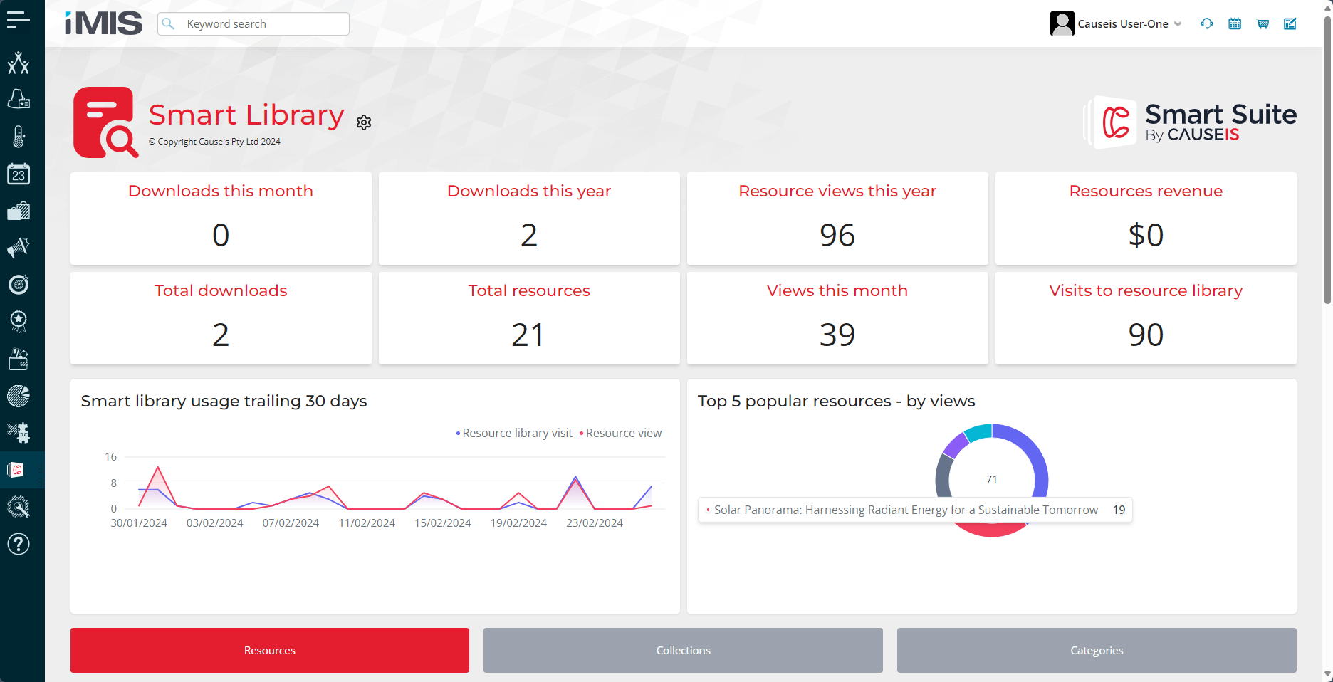 smart library screenshot