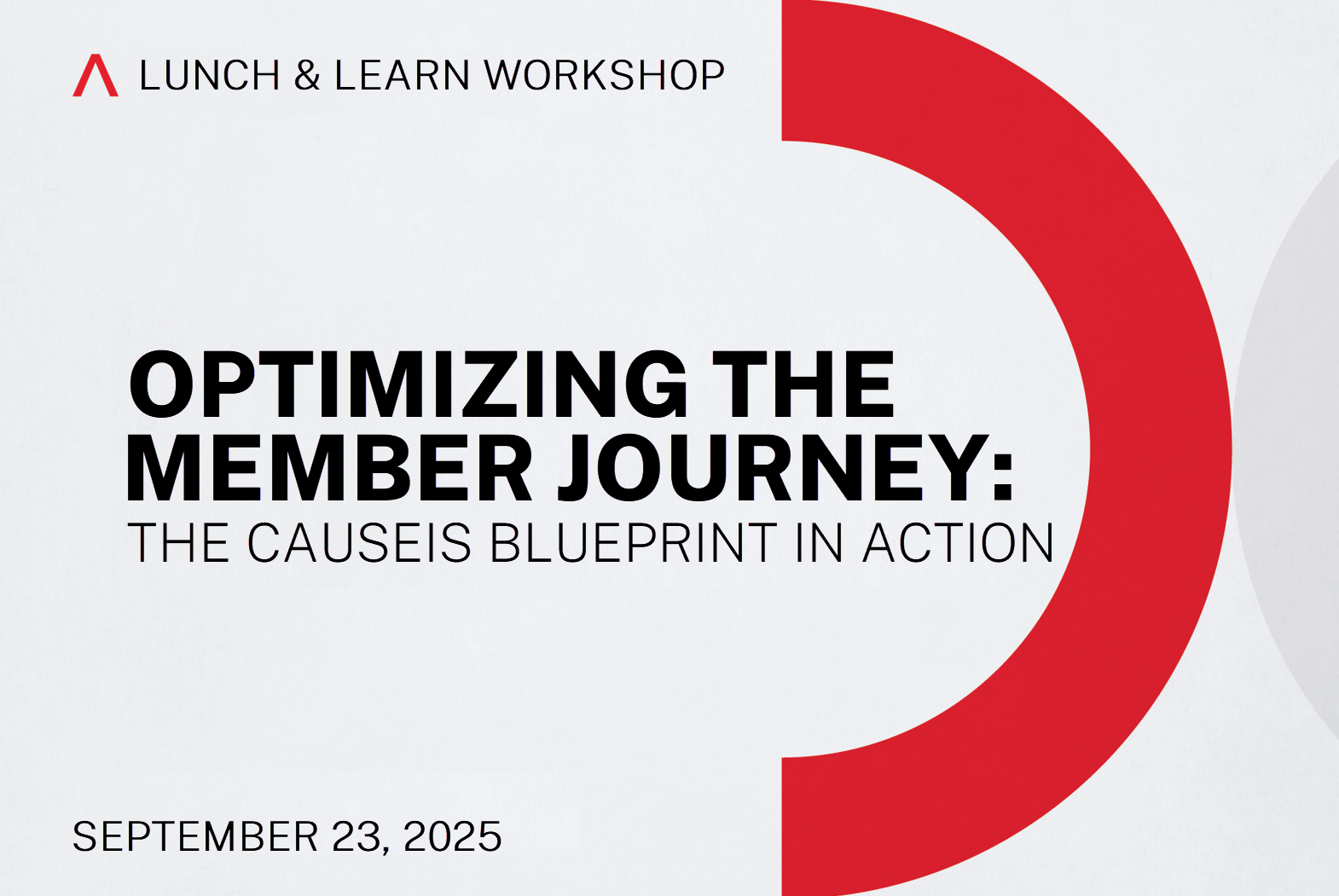 Lunch & Learn Workshop: Optimizing the Member Journey